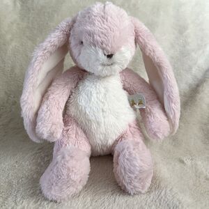 Bunnies By The Bay Sweet Nibble Pink Rabbit 10” Soft Plush Toy Stuffed Animal